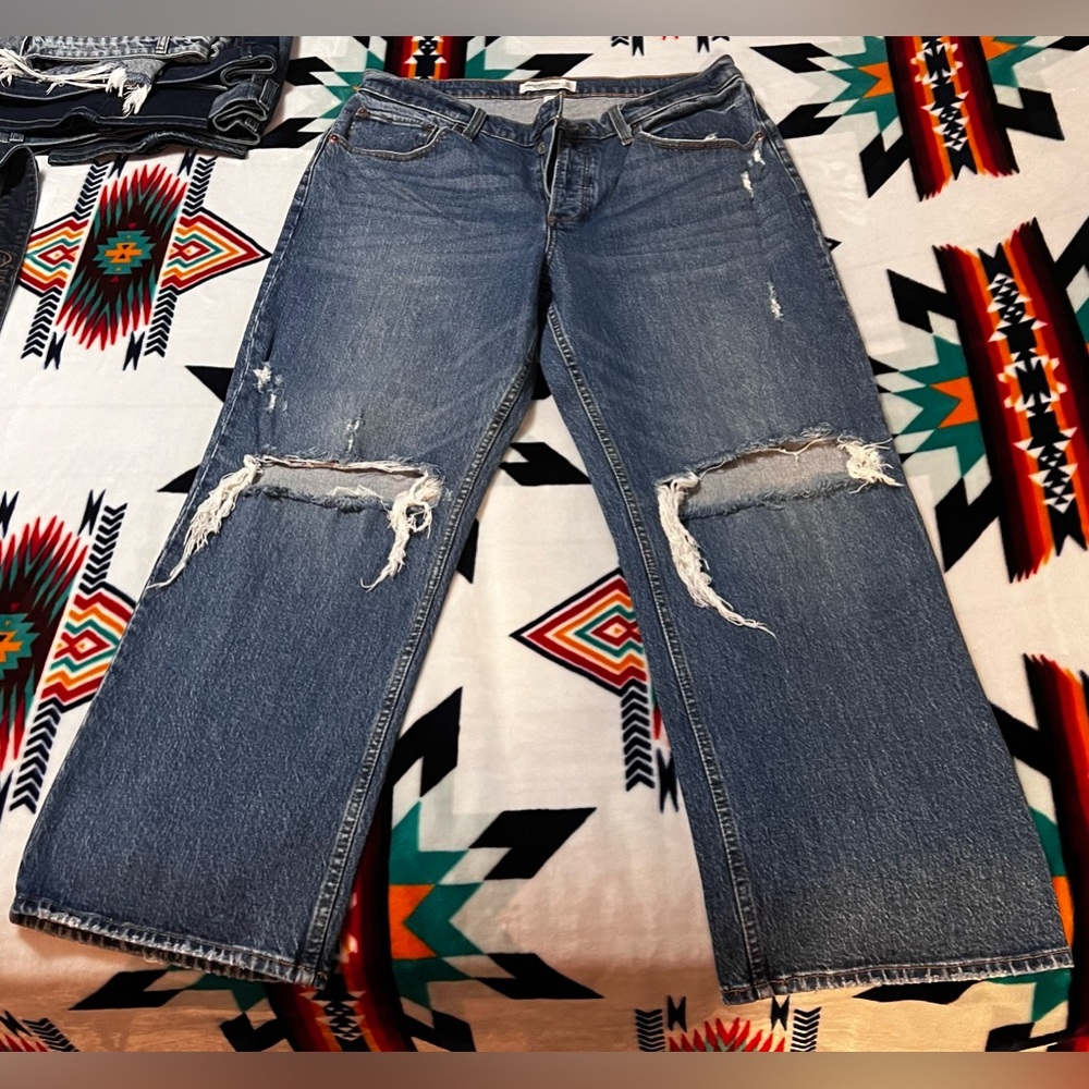 Abercrombie Curve Love The 90’s Baggy Low Rise Size 12